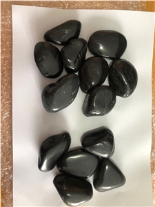 Garden Decoration Natural Black River Pebbles