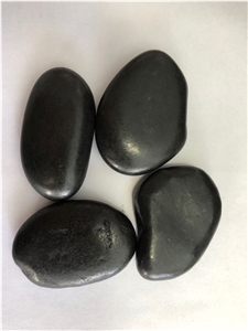 Garden Landscape Black  River Stone Pebbles