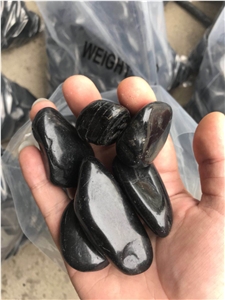 Garden Landscape Black  River Stone Pebbles