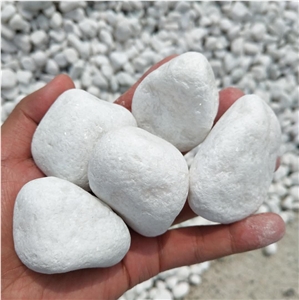 Garden Landscaping White Dolomite Pebble Stone
