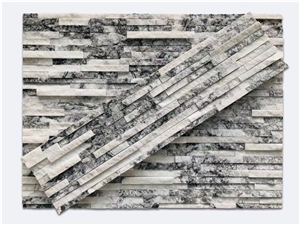 Grey Marble Stacked Stone Veneer, Cultured Stone