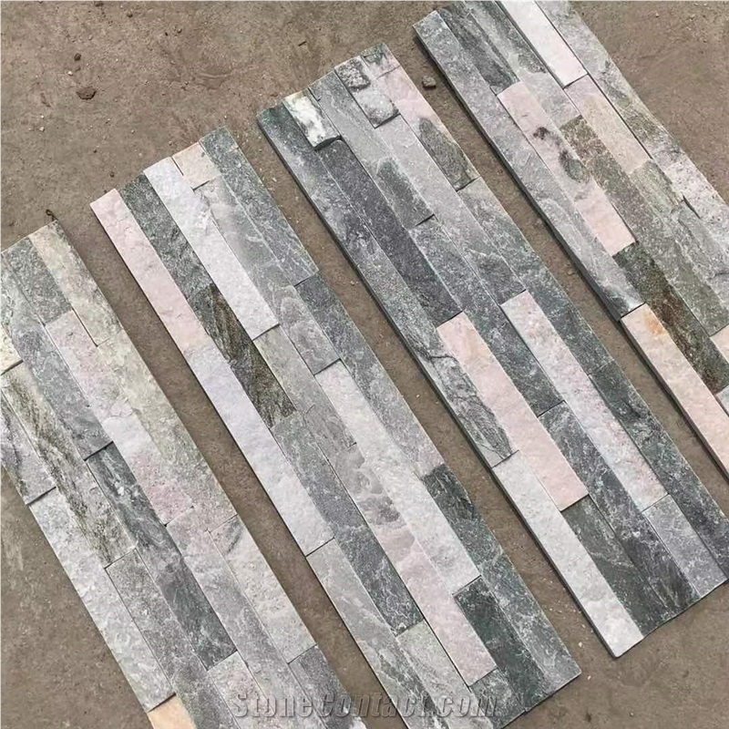 Grey Split Face Slate S Cut Ledgestone
