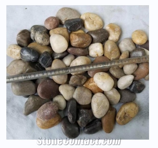 Mix Color Natural River Stone Pebbles