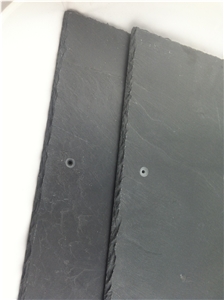 Natural Black Low Calcium Unfading Roofing Slates