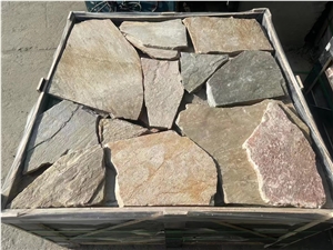 Natural Loose Stone Grey Random Flagstone Wall Cladding