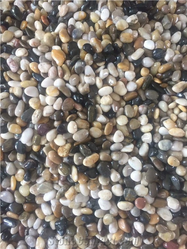 Natural River Stone Tiger Skin Stripe Pebble Stone