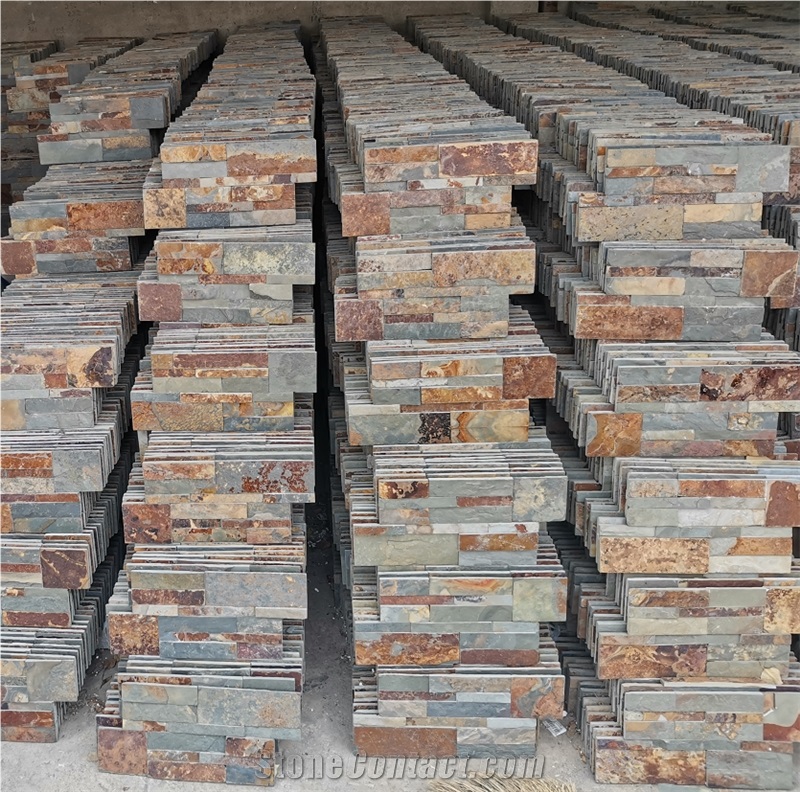 Natural Slate Exterior Wall Stone Cladding Veneer