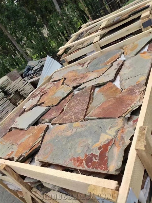 Natural Slate Irregular Random Flagstone Paving Stone