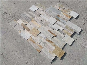 Natural Slate Ledge Stone Panel Cultured Veneer Stacked