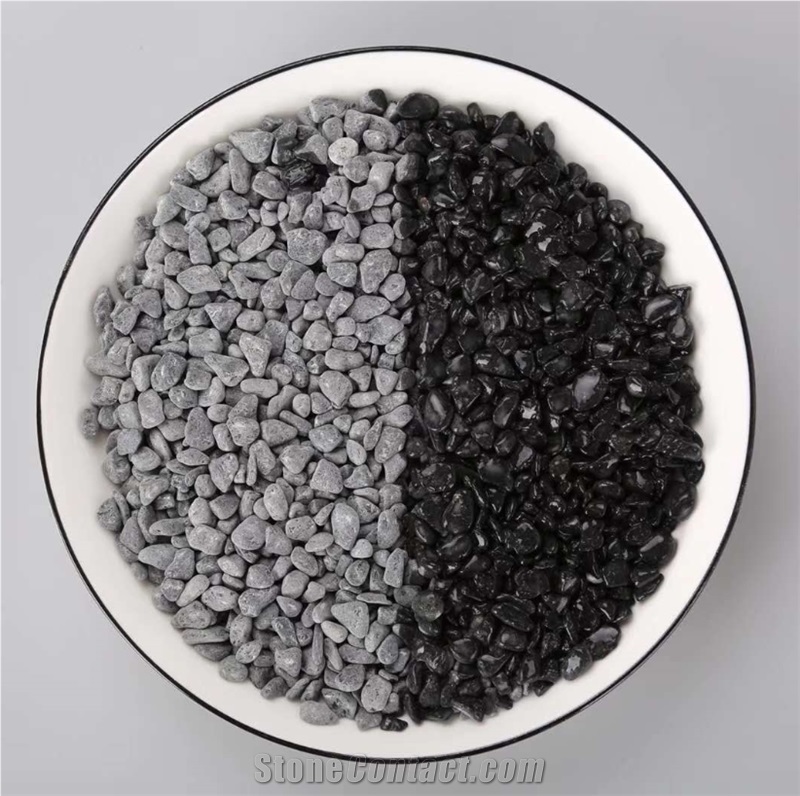 Natural Stone Crystal Black Color Sand For Aquarium