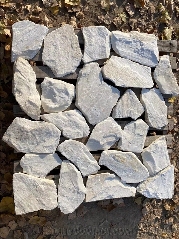 Natural-White-Quartzite-Irregular-Random-Stone-Flagstone