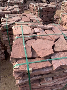 Natural Yellow Slate Irregular Flagstone For Garden Pavement