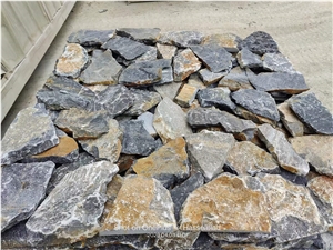 Natural Yellow Slate Irregular Flagstone For Garden Pavement