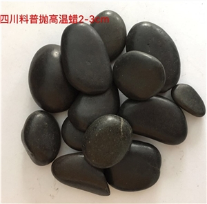 Normal Polished Black Pebble Stone