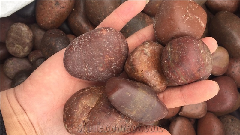 Nornal Polished Red Pebble
