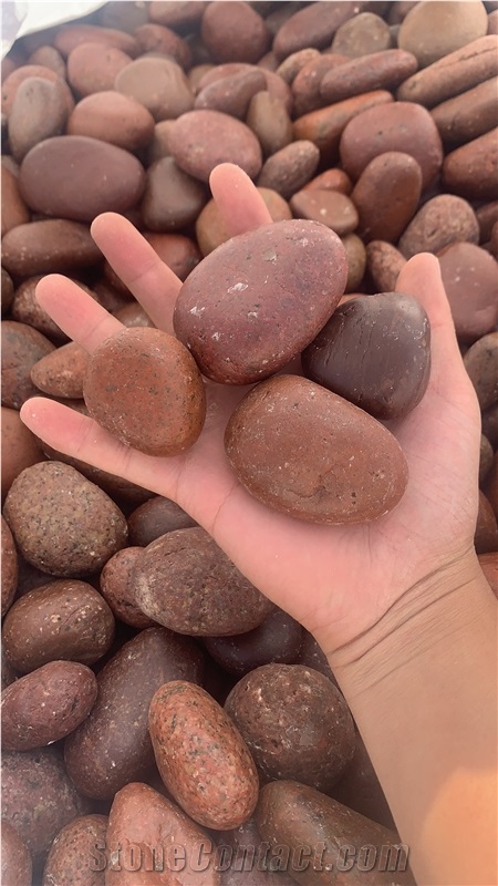 Nornal Polished Red Pebble
