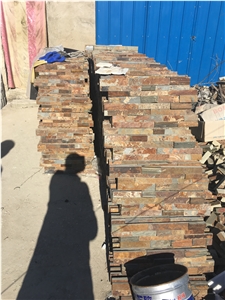 Outdoor  Rusty Cultural Slate Stone Veneer Wall Cladding