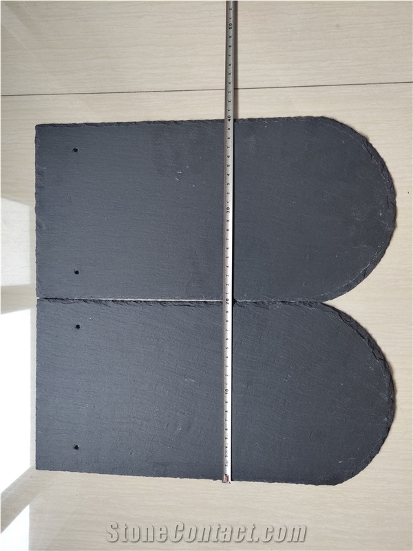 Roofing Slates Split Edge Black Slate Tiles For Roofs