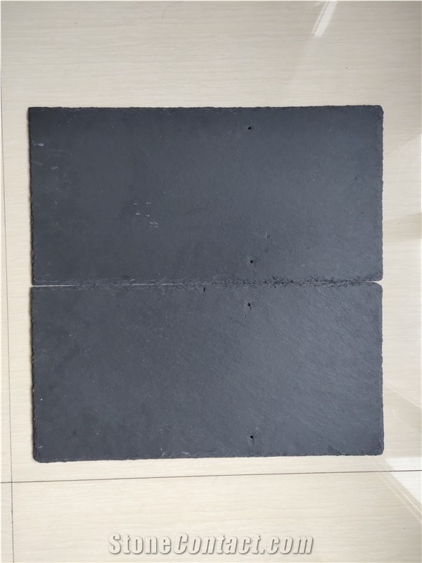 Roofing Slates Split Edge Black Slate Tiles For Roofs