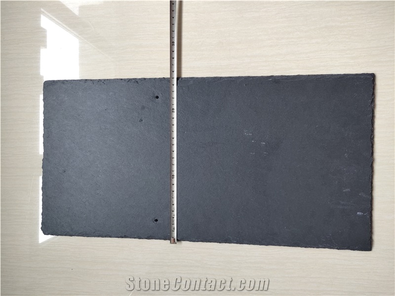 Roofing Slates Split Edge Black Slate Tiles For Roofs
