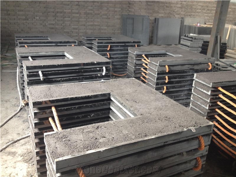 Shanxi Black Granite Back Panel For Fireplace Surround
