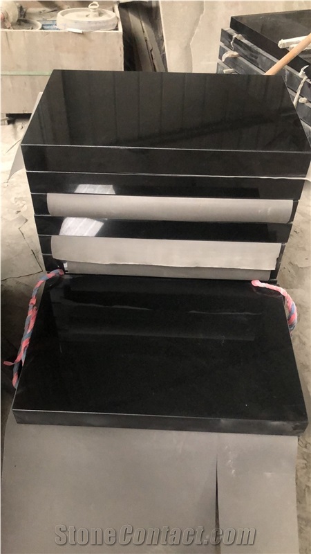 Shanxi Black Rectangle Tombstone