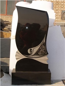 Shanxi Black Rectangle Tombstone