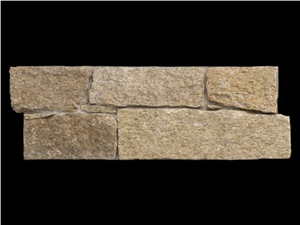 Tiger Yellow  Exterior Stacked Stone Veneers  Wall Cladding
