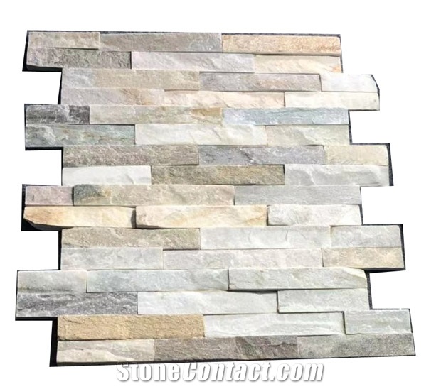 Travertine Stone Stack Stone Wall Panel