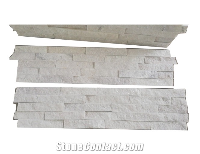 White Quartzite Ledg Stone Tiles