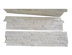 White Quartzite Ledg Stone Tiles