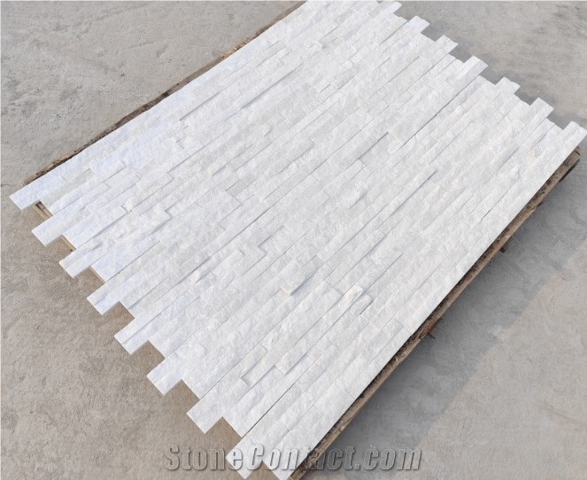 White Quartzite Ledg Stone Tiles