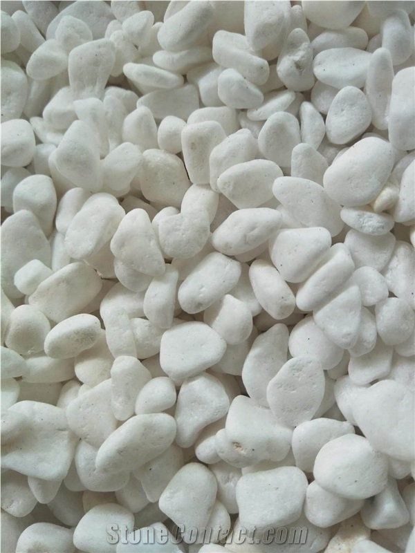 White Round Pebble Stone