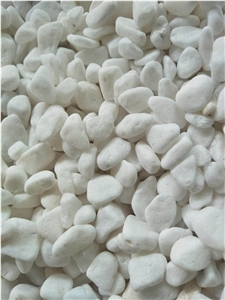 White Round Pebble Stone