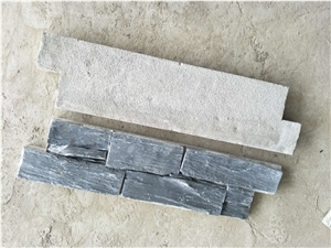 Z Shape Stacked Stone Veneer Cement Wall Cladding Panels