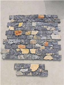 Z Shape Stacked Stone Veneer Cement Wall Cladding Panels