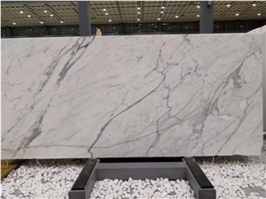 Bianco Calacatta White Marble Slabs