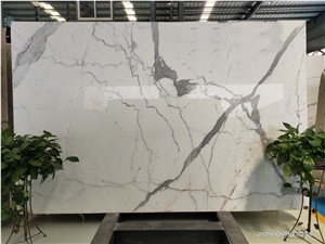 Bianco Calacatta White Marble Slabs