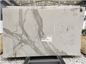 Italy White Marble Calacatta Slab