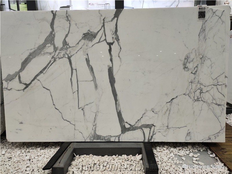 Italy White Marble Calacatta Slab