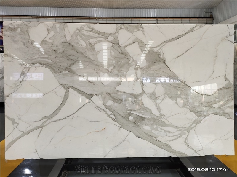 Italy White Marble Calacatta Slab