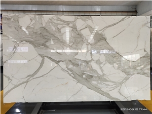 Italy White Marble Calacatta Slab