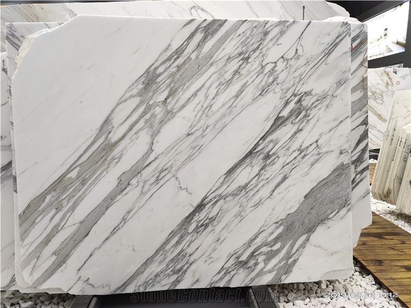 Italy White Marble Calacatta Slab