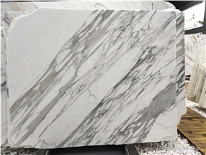 Italy White Marble Calacatta Slab