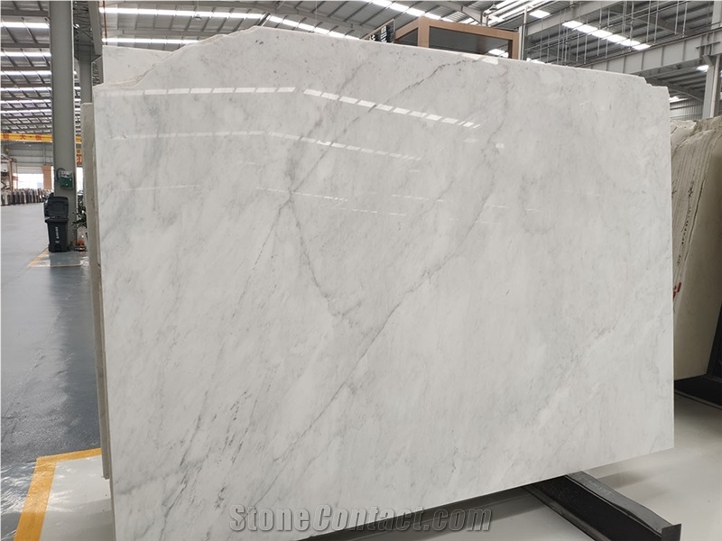 Premium Quality Chinese Calacatta  White Marble  Slab