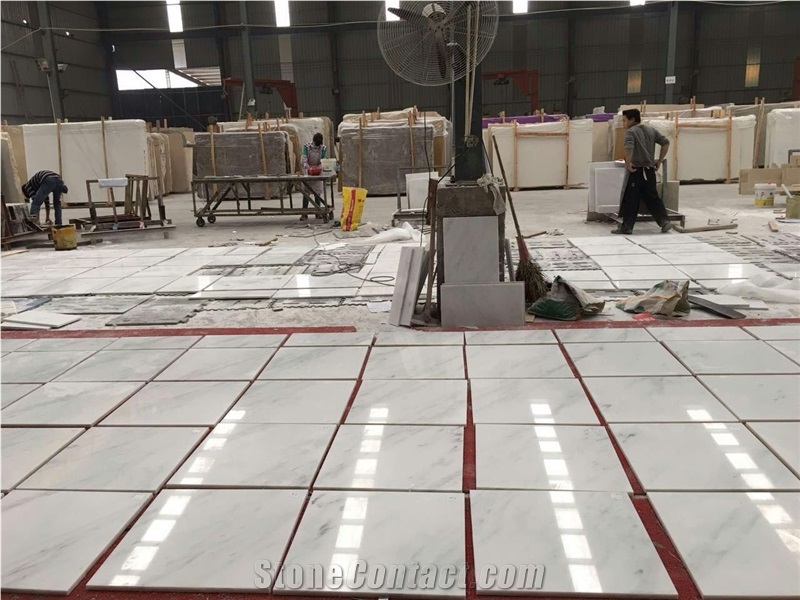 Premium Quality Chinese Calacatta  White Marble  Slab