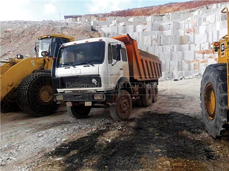 Cloud White Marble Quarry
