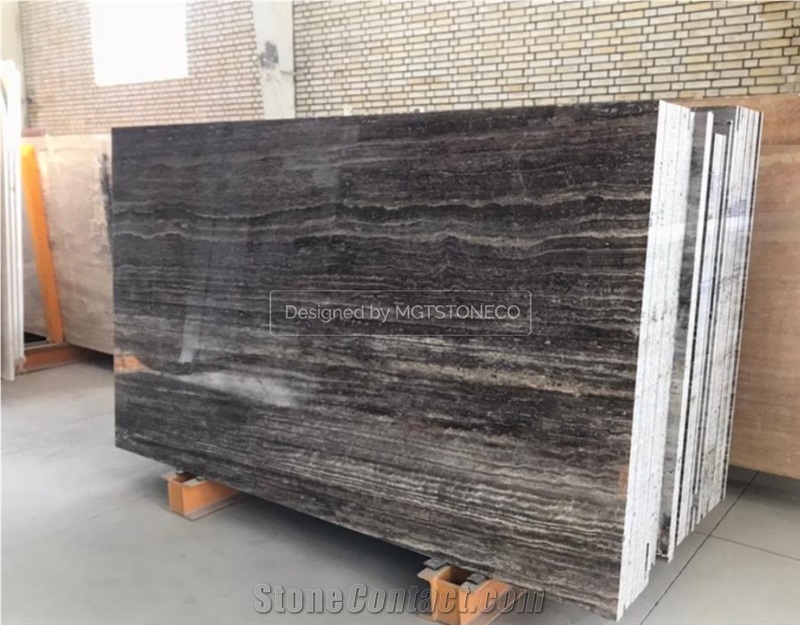 Hesar Black Travertine (MGT) Quarry