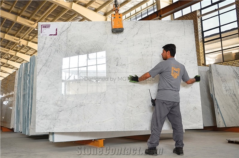 Persian Carrara White Marble (MGT) Quarry