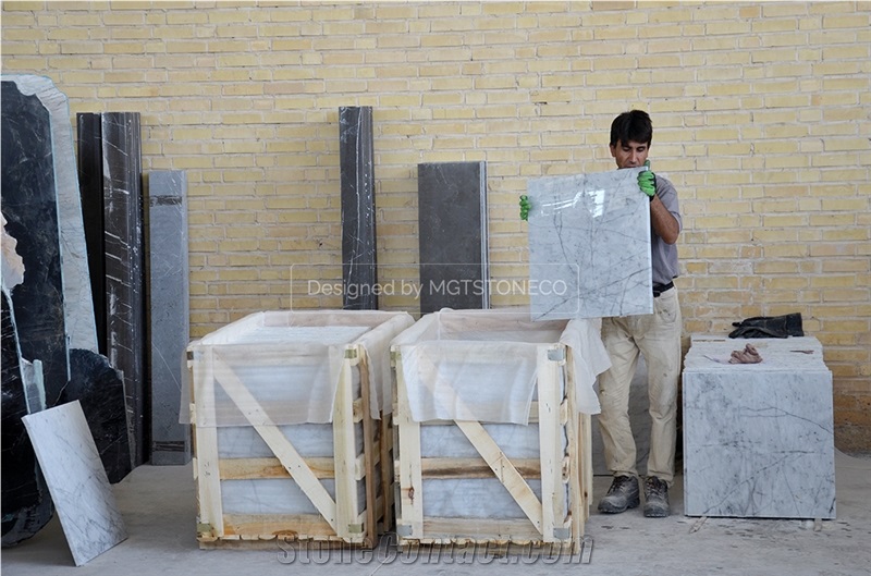 Persian Carrara White Marble (MGT) Quarry